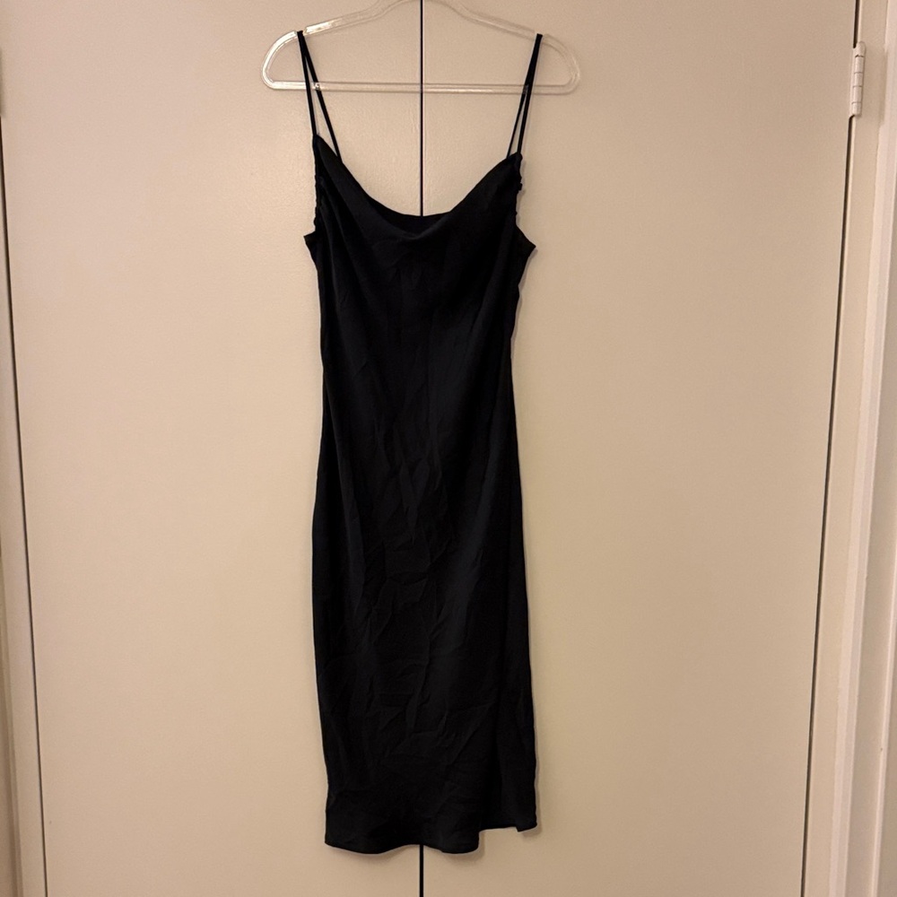 Zara Black Slip Dress